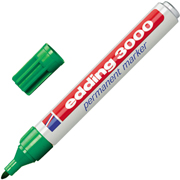 EDDING MARCADOR PERMANENTE 3000 1.5-3mm VERDE 3000-04